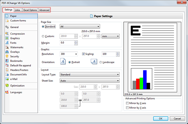 Universal Send Pdf Advanced Feature Settings